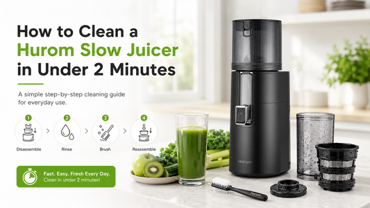 How to Clean a Hurom Slow Juicer in Under 2 Minutes